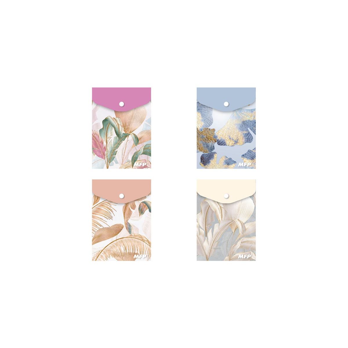 Teczka plastikowa na zatrzask na zatrzask A6 mix (5371251)