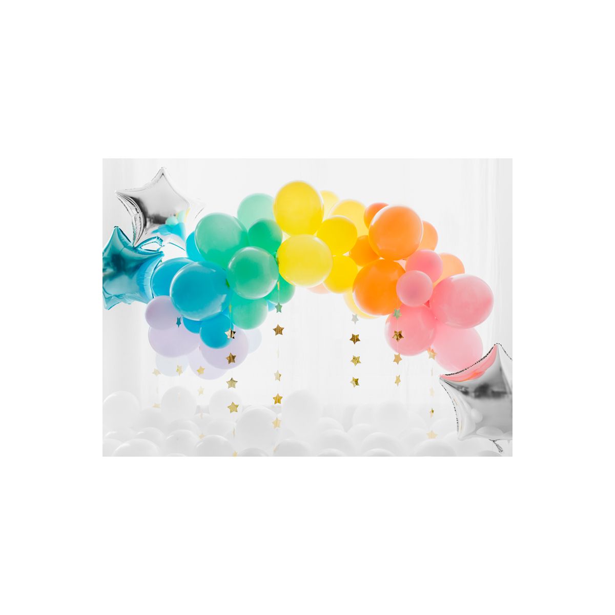 Balon gumowy Partydeco Pastel Eco Balloons żółty 260mm (ECO26P-084)