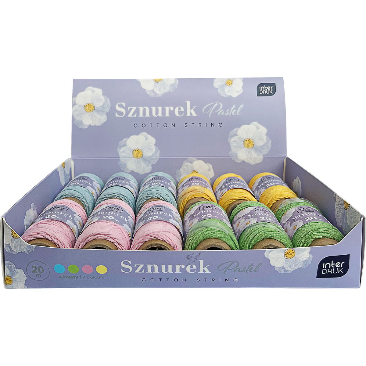 Sznurek Interdruk szurek PASTEL 5902277345530 (20m)