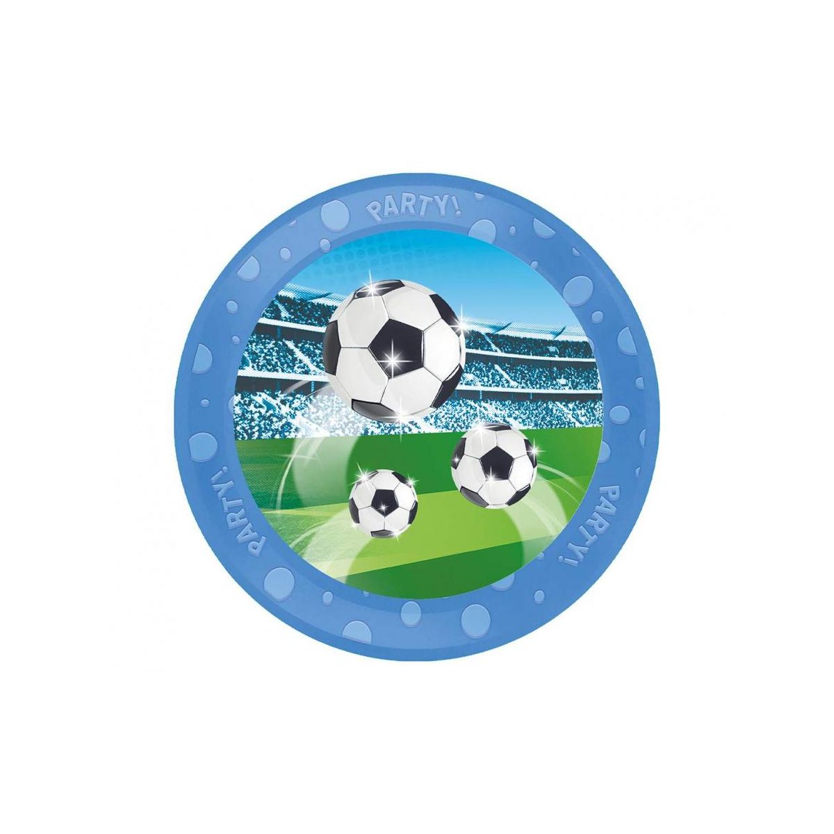 Talerz wielokrotnego użytku 21cm Soccer Fans Decorata Godan (95971)