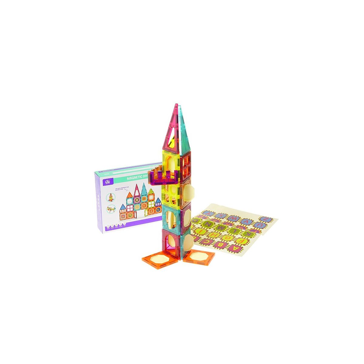 Klocki magnetyczne 32 elementy Adar (563940)