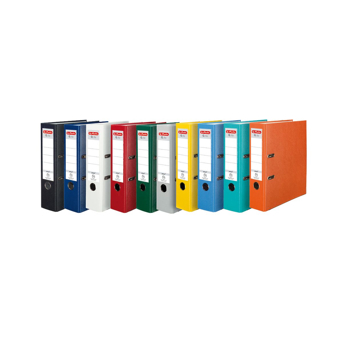 Segregator dźwigniowy Herlitz Q. file Standard 0011167434 A4 80mm zielony (300003086)