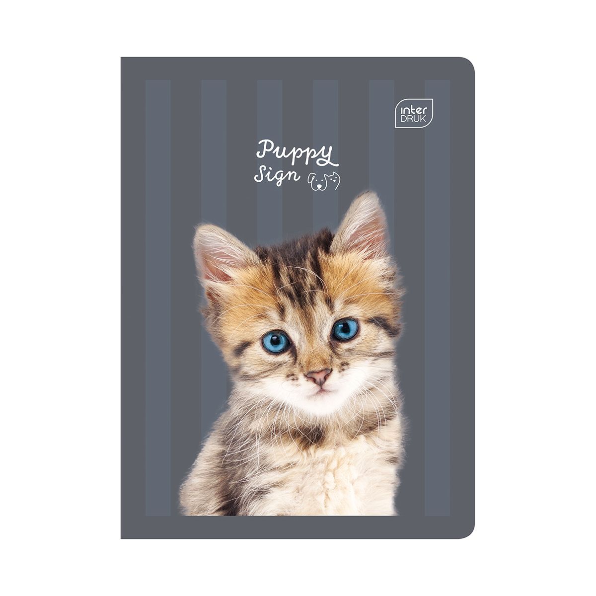 Zeszyt PUPPY SIGN A5 32k. 70g linia kolor Interdruk