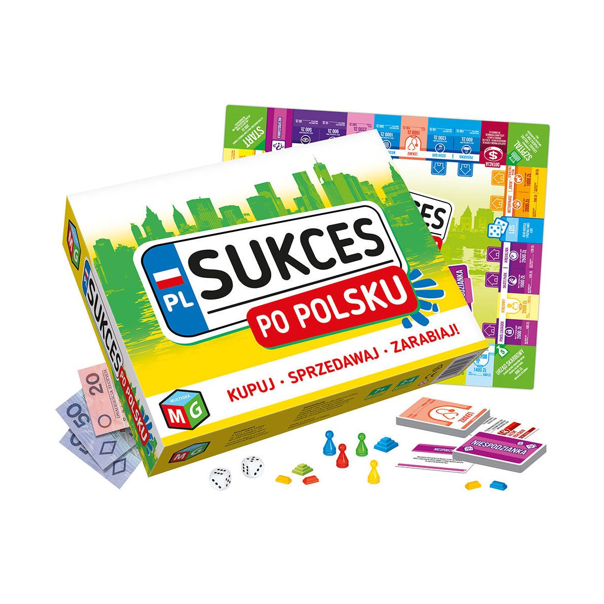 Gra planszowa Multigra SUKCES PO POLSKU