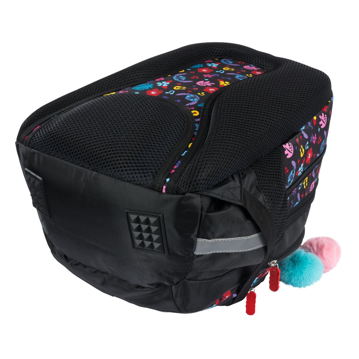 Plecak St.Majewski STITCH Black ALOHA 4 KOMORY (bpl-58)
