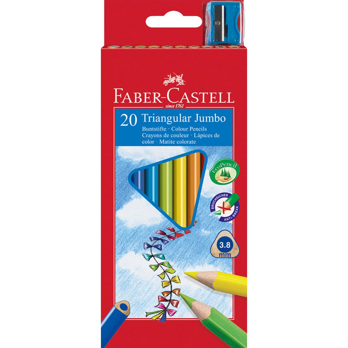 Kredki ołówkowe Faber Castell 20 kol.