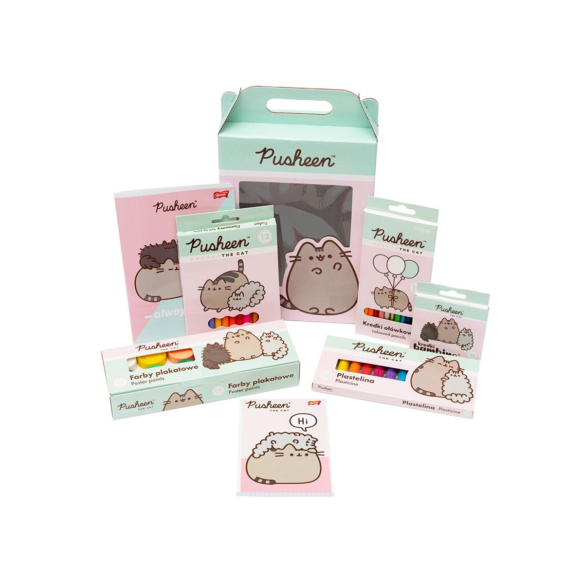 Zestaw plastyczny Pusheen Mint St.Majewski