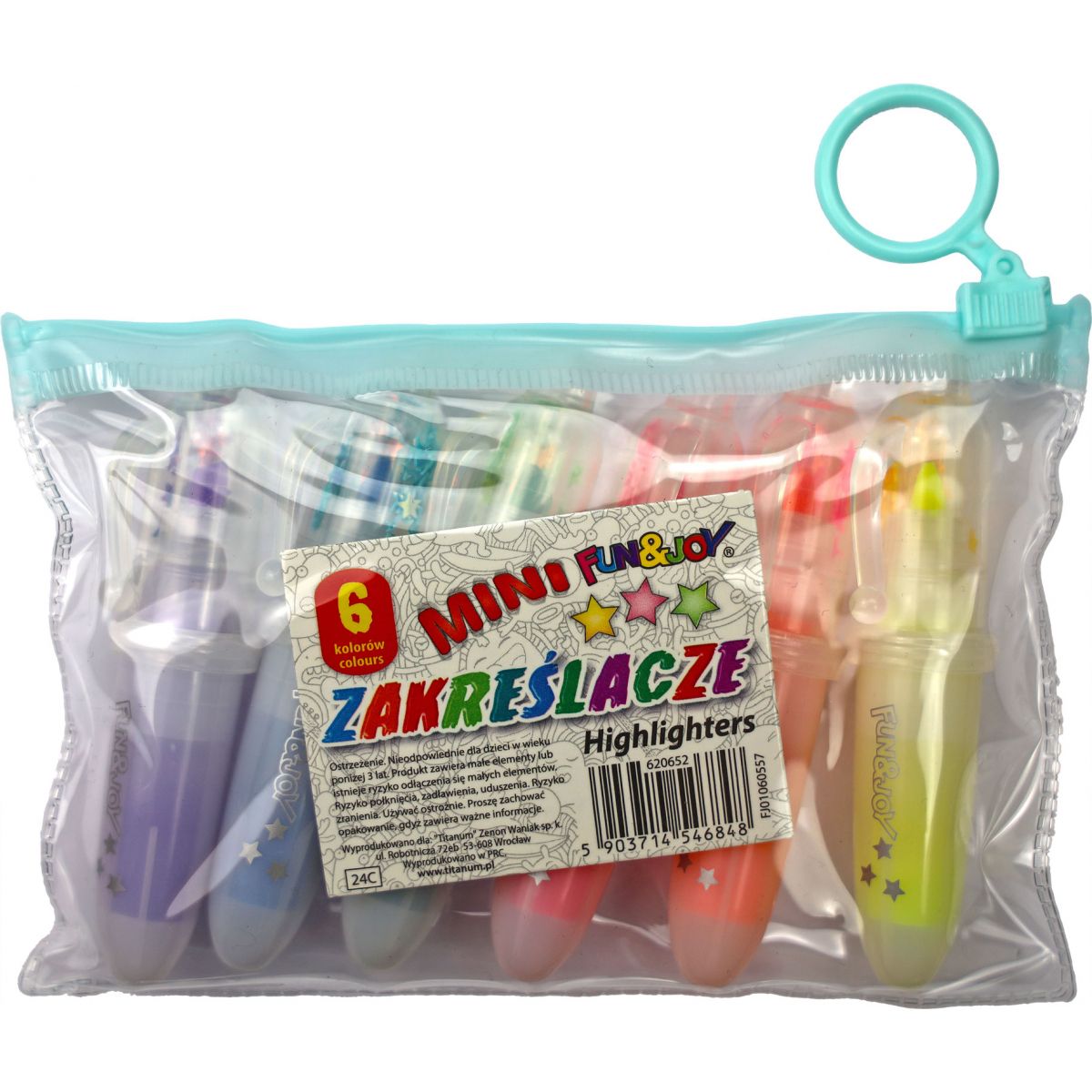 Zakreślacz Fun&Joy 6 kolorów 1-4mm (FJ01060557)