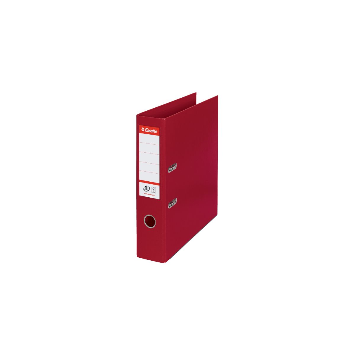 Segregator dźwigniowy Esselte No.1 Power A4 75mm bordowy (811510)