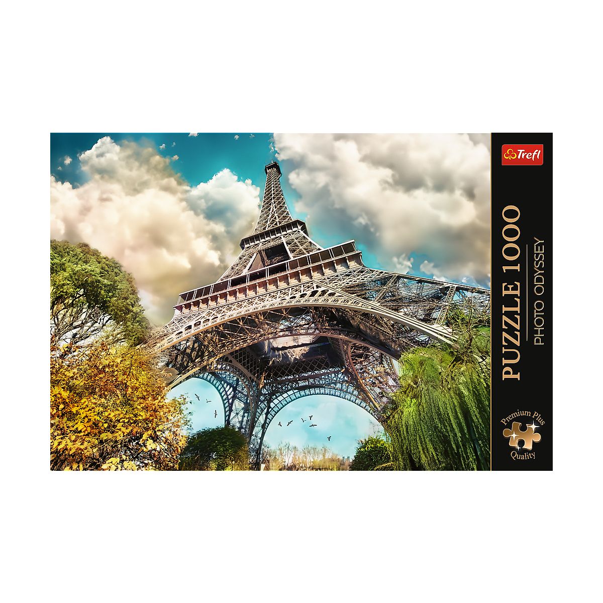 Puzzle Trefl Premium Plus Wieża Eiffel w Paryżu, Francja 1000 el. (10815)