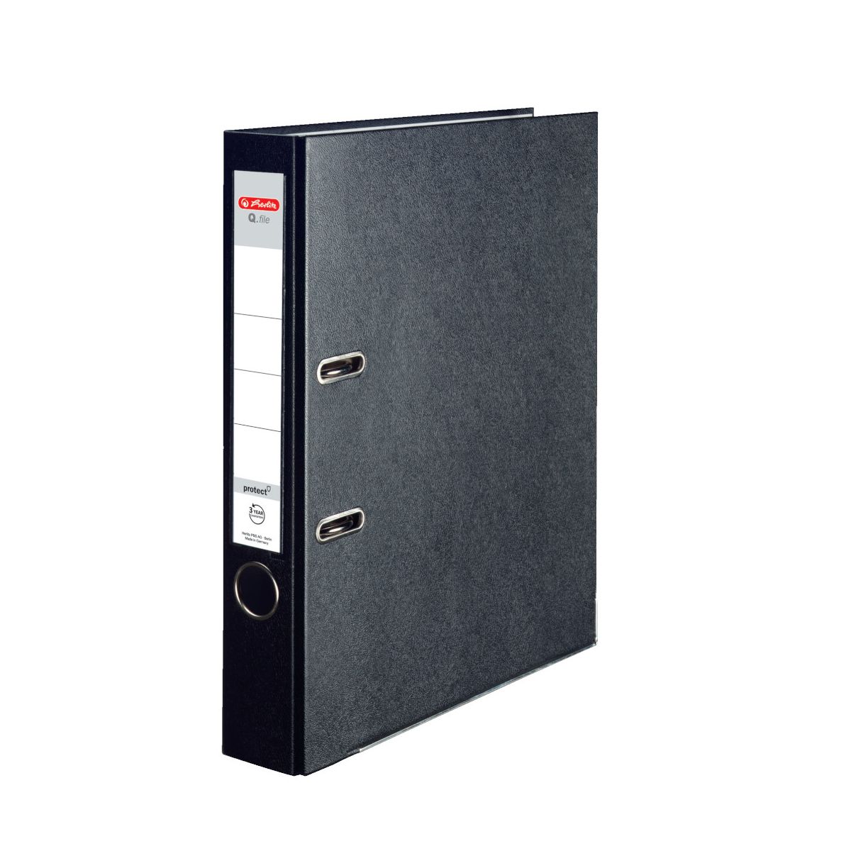 Segregator dźwigniowy Herlitz Q. file Standard A4 50mm czarny (0011167467)