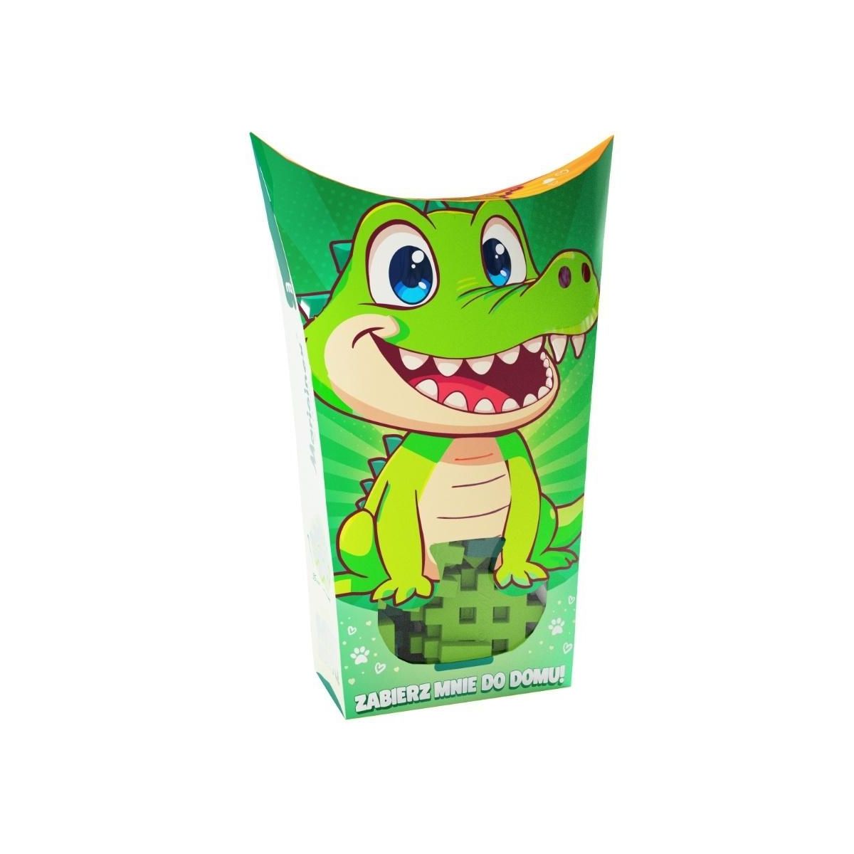 Klocki konstrukcyjne Marioinex Mini Waffle Pocket Pets Krokodyl (5903033906910)