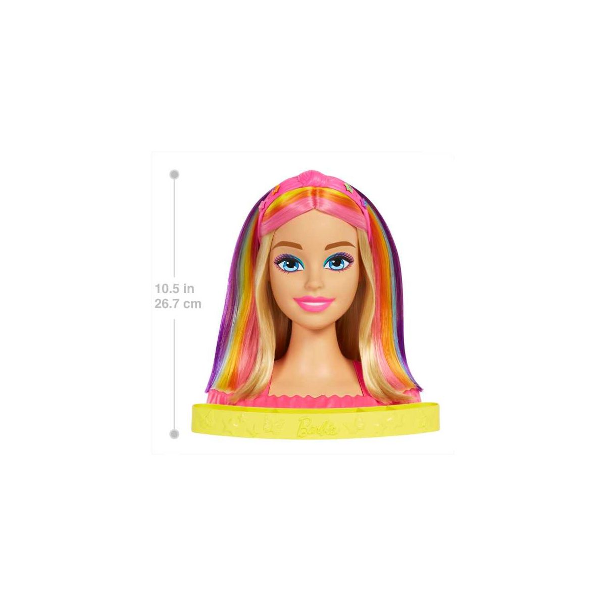 Zestaw piękności Barbie głowa do stylizacji neon blond (HMD78)