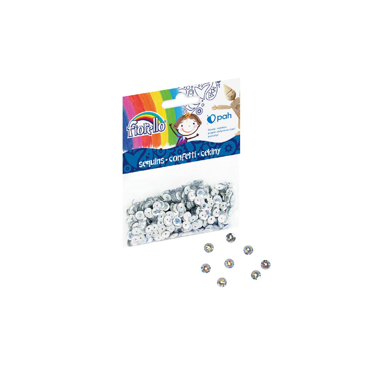 Cekiny srebrny 14g Fiorello (GR-C14-6S)