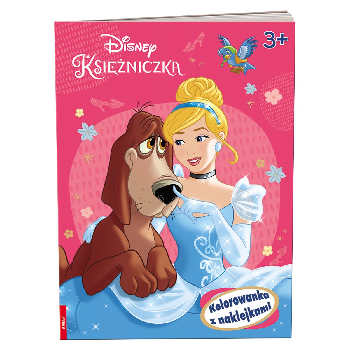 Książka dla dzieci Ameet Disney Księżniczka Kolorowanka z naklejkami