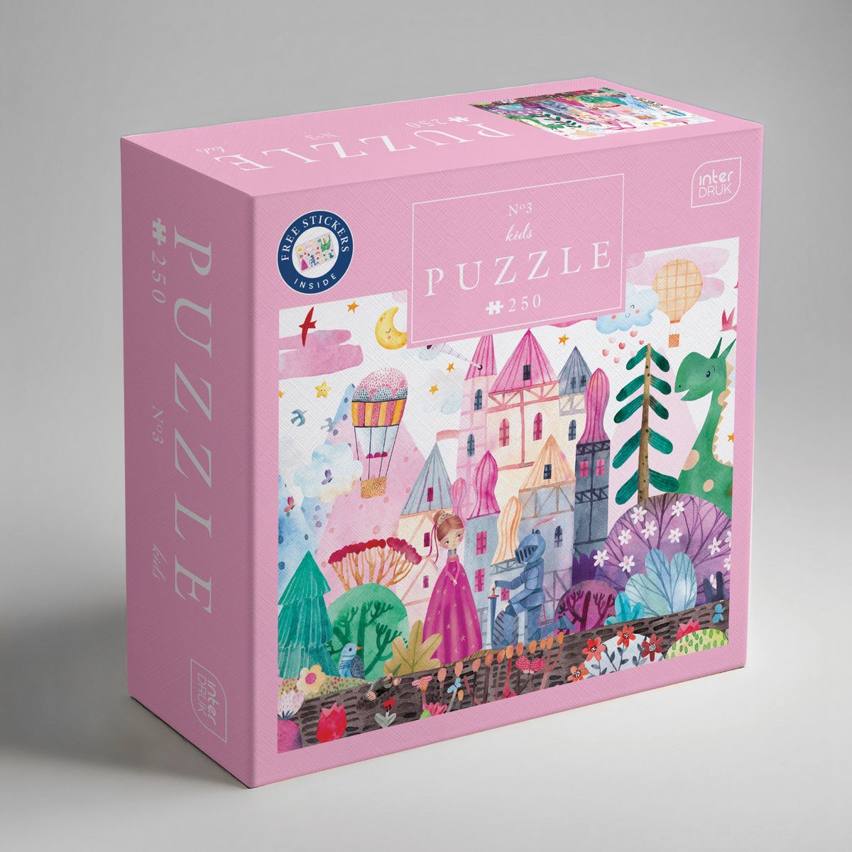 Puzzle KIDS 3 Castele 5902277368942 250 el. Interdruk (250 el)