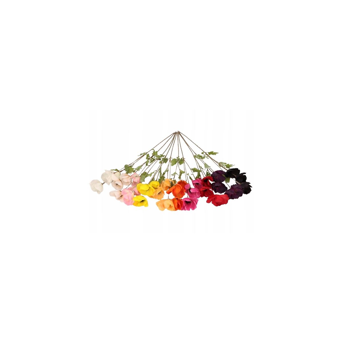 Kwiaty gałązka mak 70cm mix Home And Garden (9586)