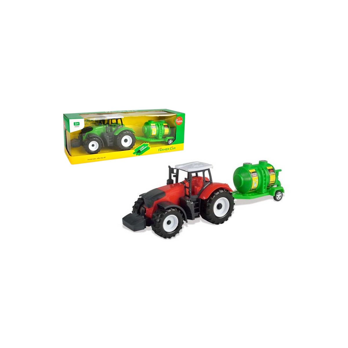Traktor z napędem i beczką Swede (G8414)