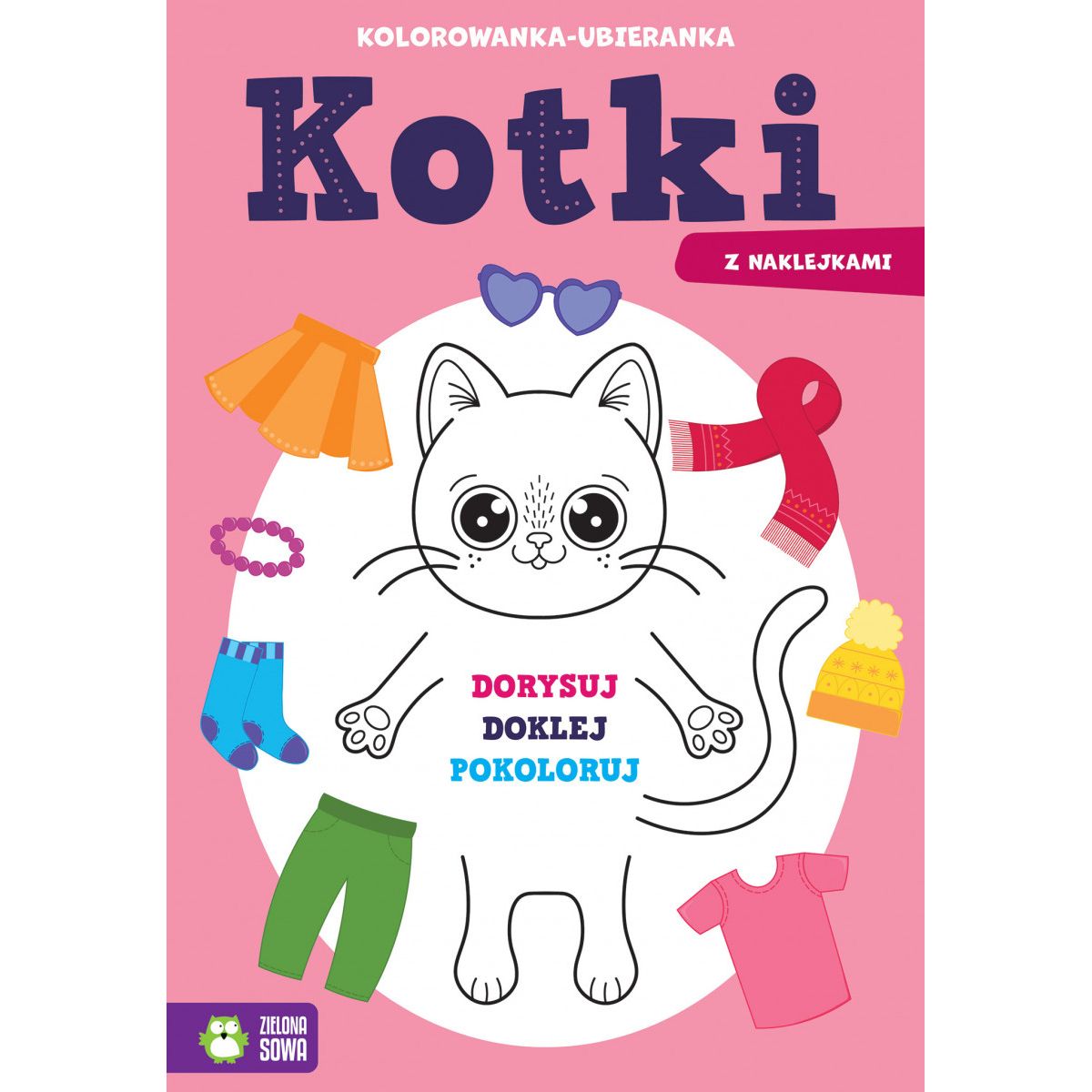 Książeczka edukacyjna Kotki Zielona Sowa