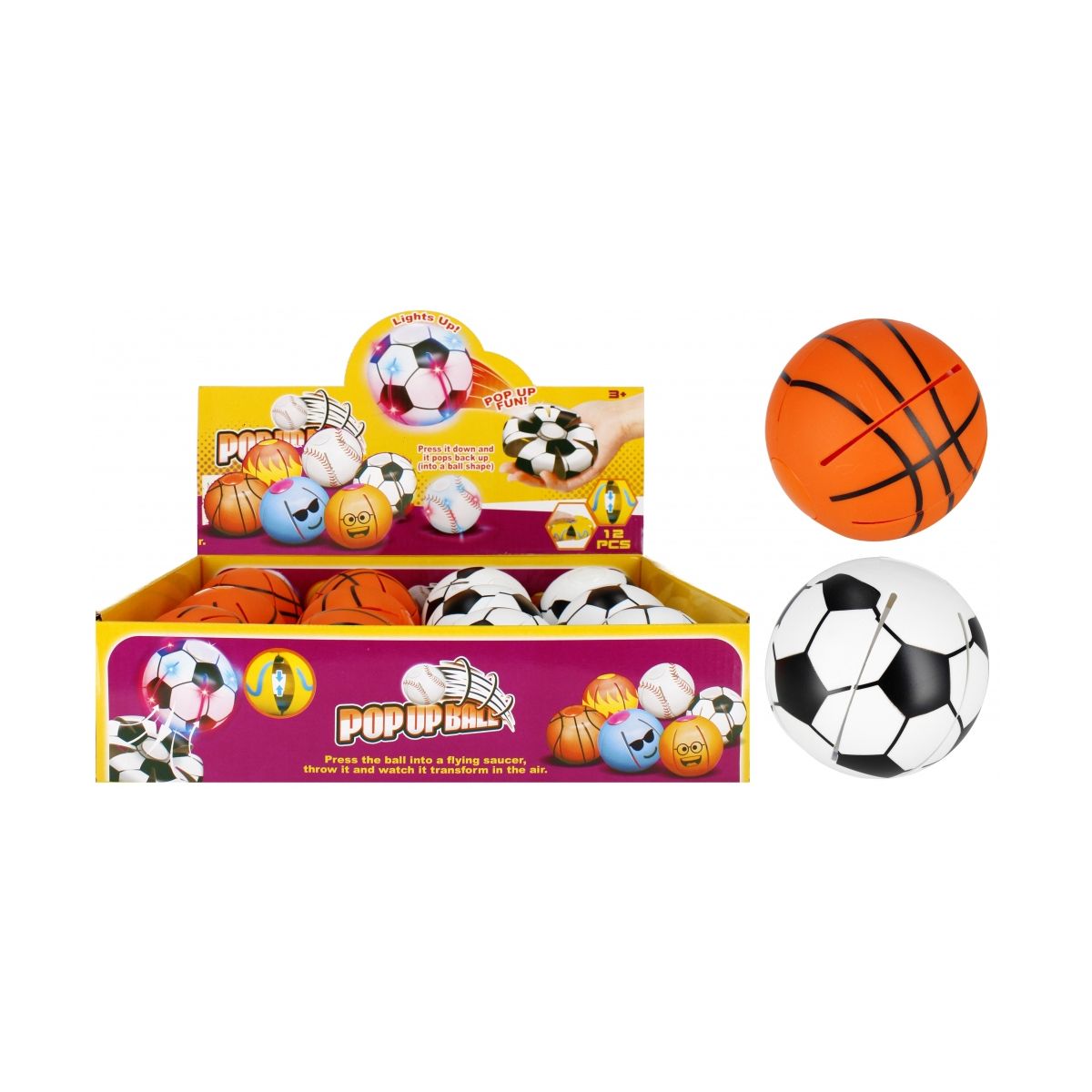 Piłeczka Mega Creative dysk 2w1 8cm (532550)