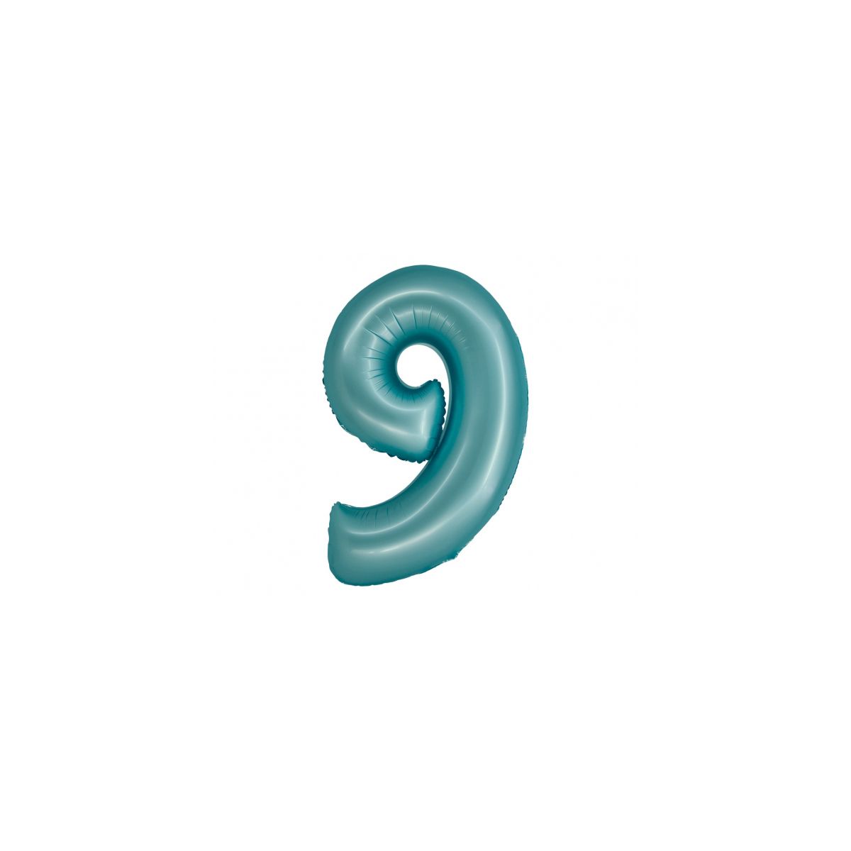 Balon foliowy Godan matowa cyfra 9, j. niebieski (CH-SJN9)