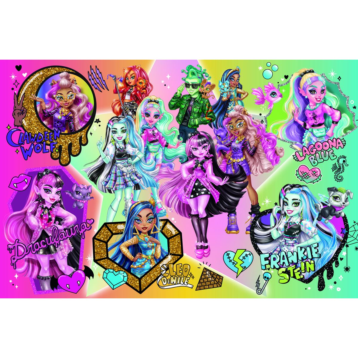 Puzzle Trefl Monster High Zombie górą 300 el. (23027)