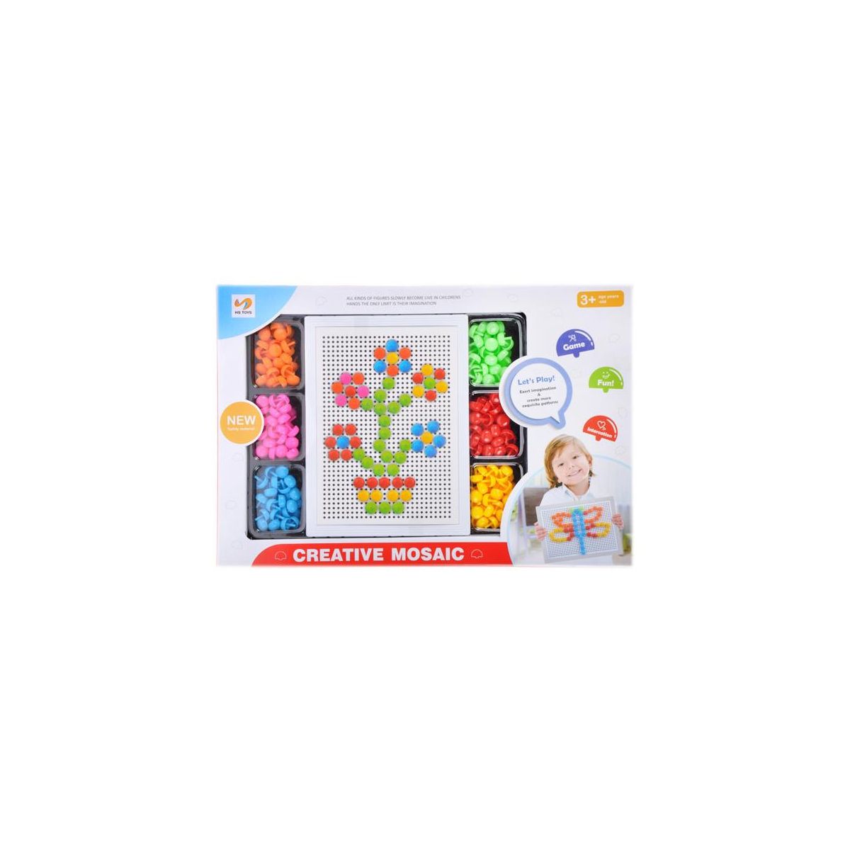 Mozaika guziczkowa 300el. Mega Creative (460027)