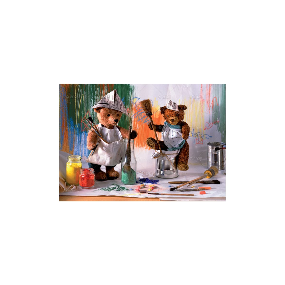 Kalendarz ścienny MISIE rodzinny 280mm x 200mm Lucrum (WL11)