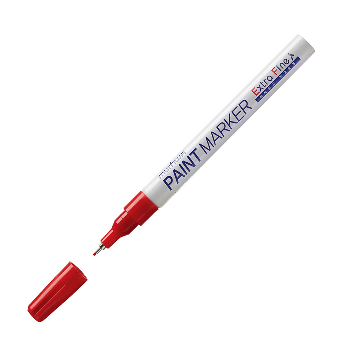 Marker olejowy Munhwa czerwony 1,0mm igłowa końcówka (260036)