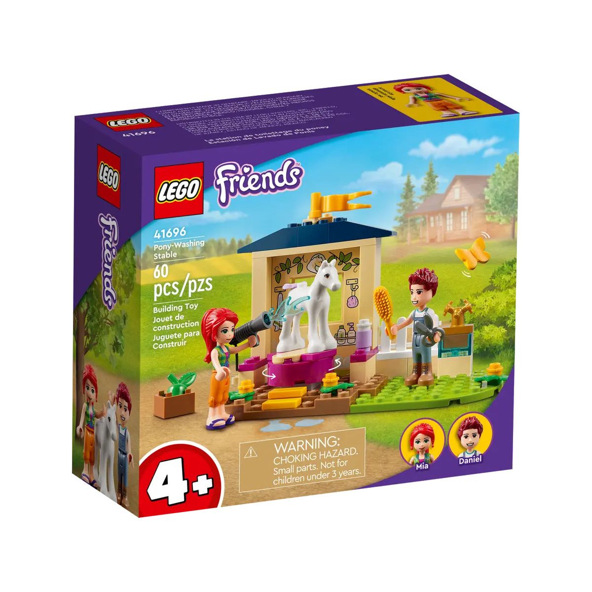 Klocki konstrukcyjne Lego Friends stajnia do mycia kucyka (41696)