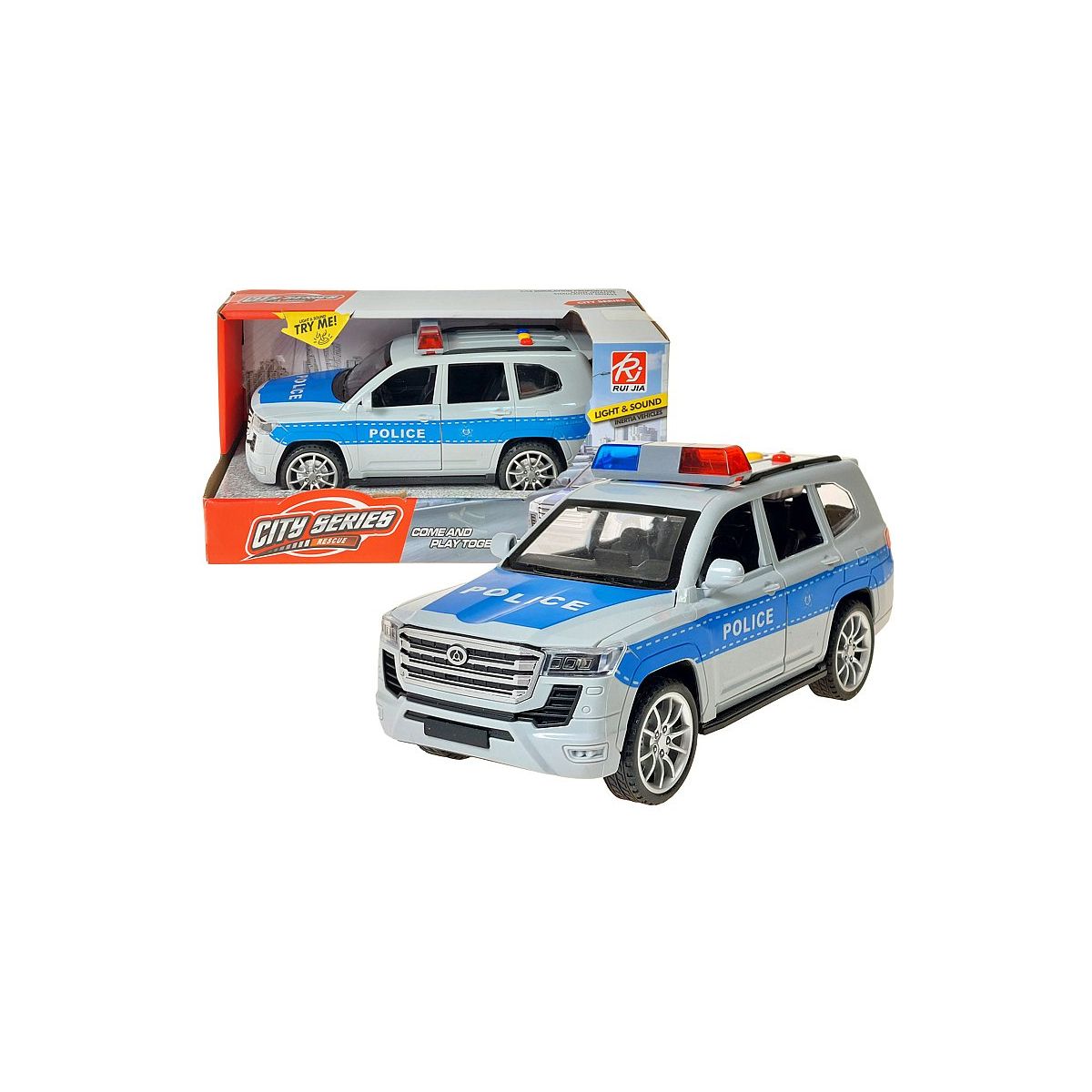 Samochód  policyjny światło i dźwięk Adar (623484)