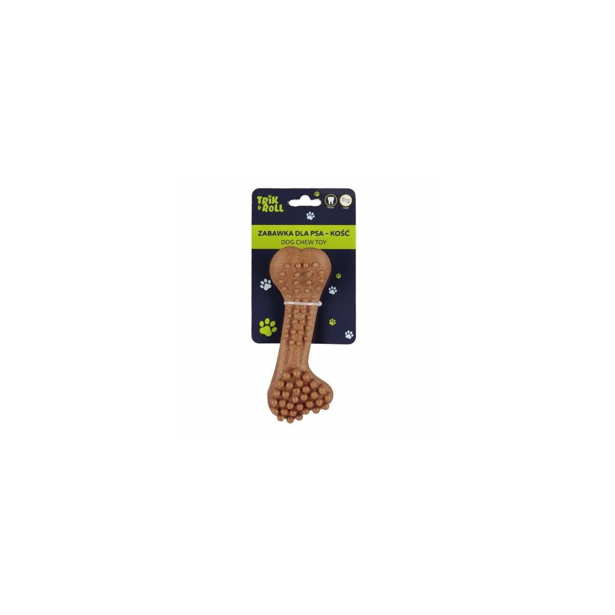 Gadżet kość dla psa 17cm Trik Roll (560678)