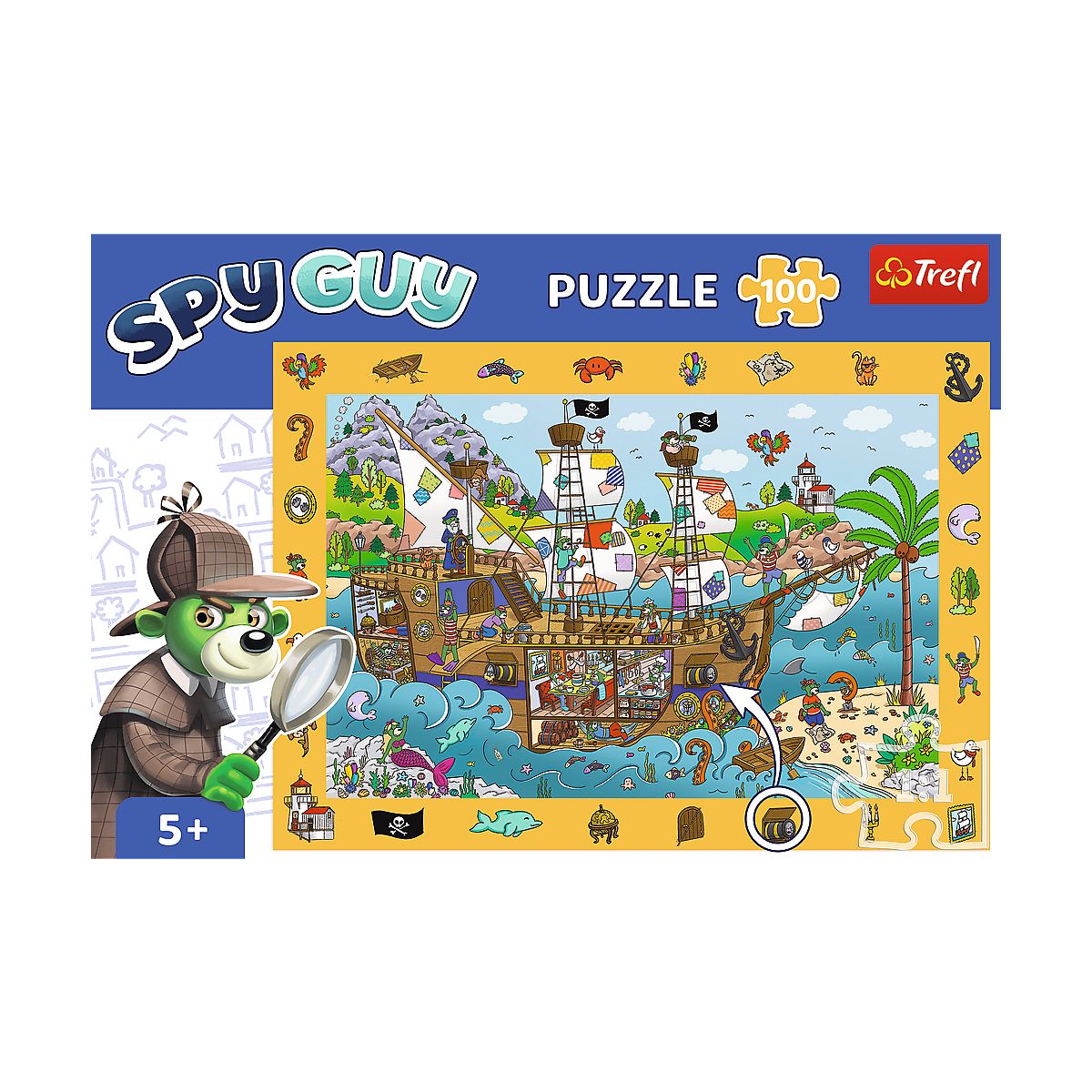 Puzzle Trefl Spy Guy - Statek Piracki (15594)