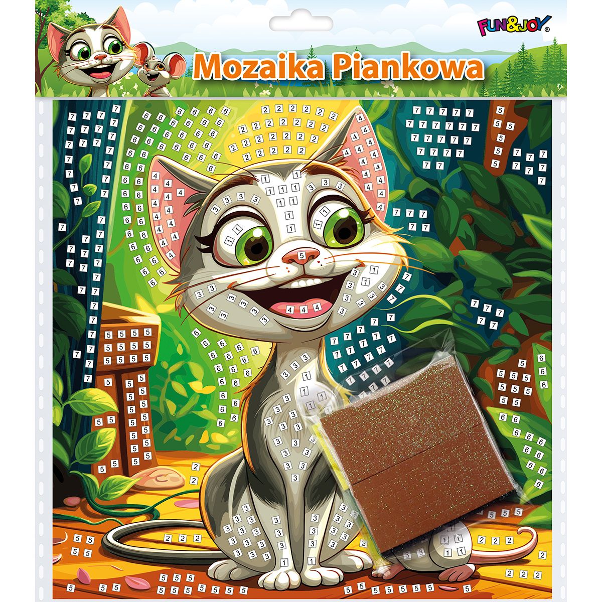 Mozaika kot i mysz Fun&Joy