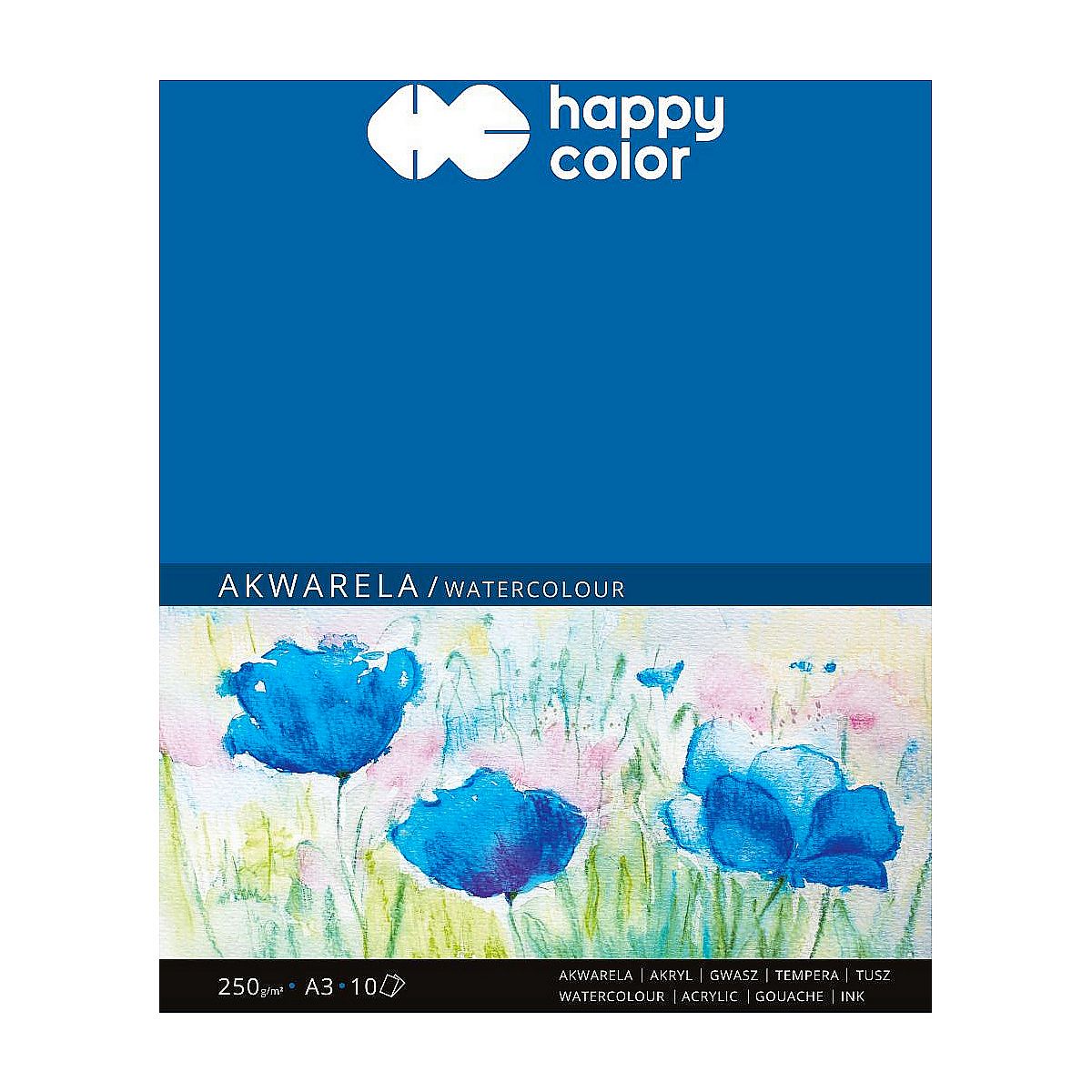 Blok artystyczny Happy Color młody artysta A3 250g 10k (HA 3725 3040-A10)