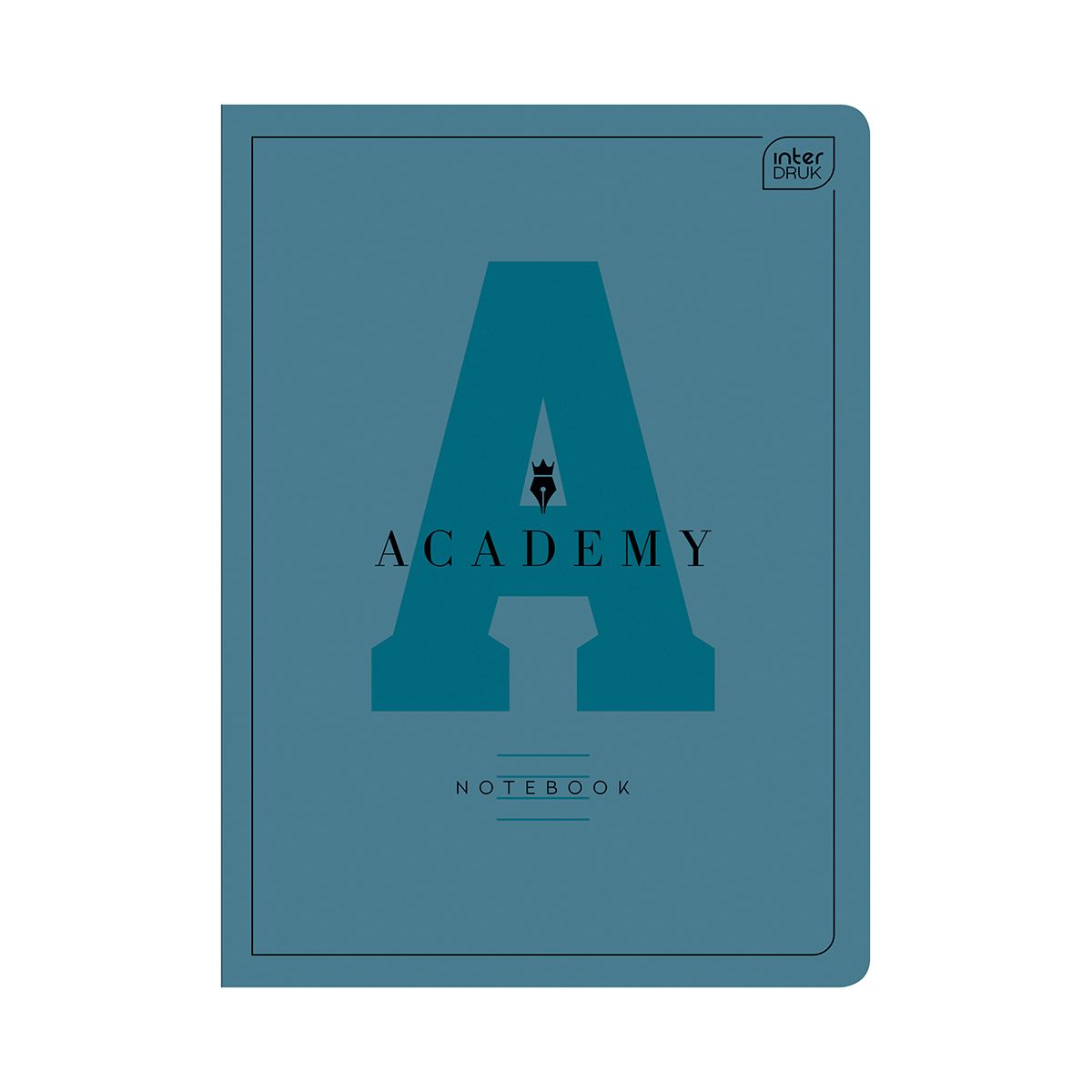 Zeszyt Academy Hybrid A4 60k. 60g linia Interdruk