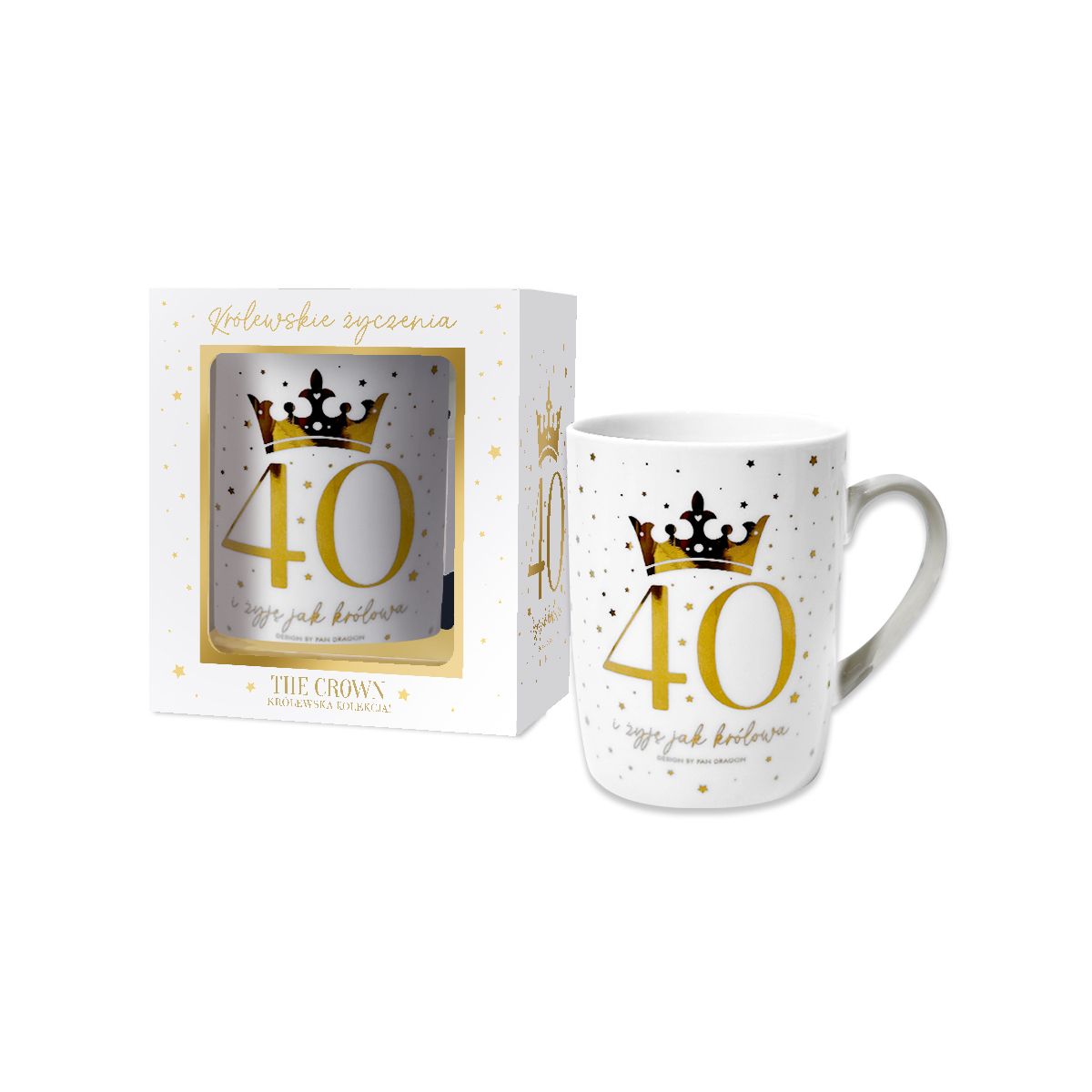 Kubek wielokrotnego użytku Pan Dragon Kubek The Crown  40K 330ml (5901854997025)