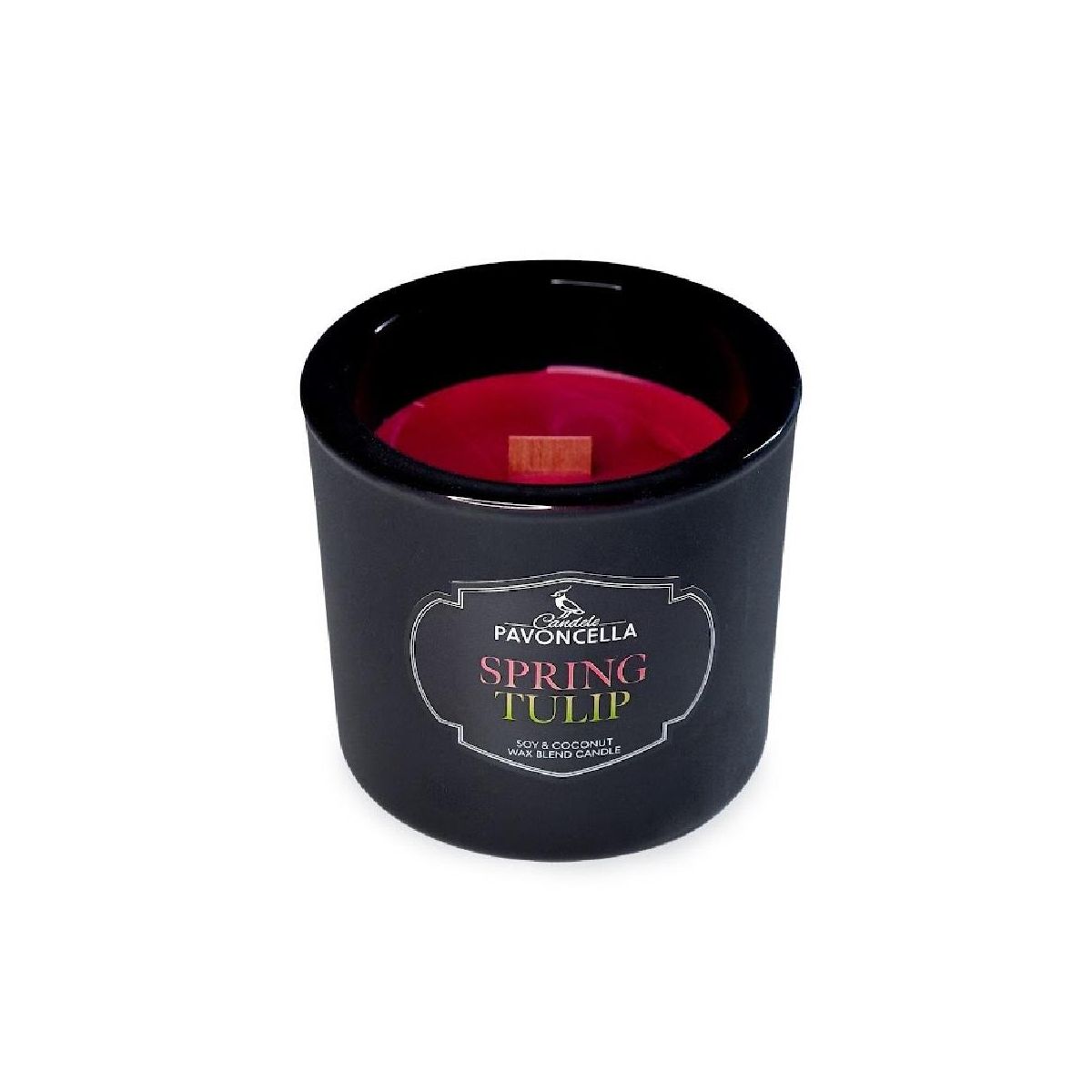 Świeczka ozdobna Pavoncella Classico Spring Tulip czarna 170g (5905711530981)