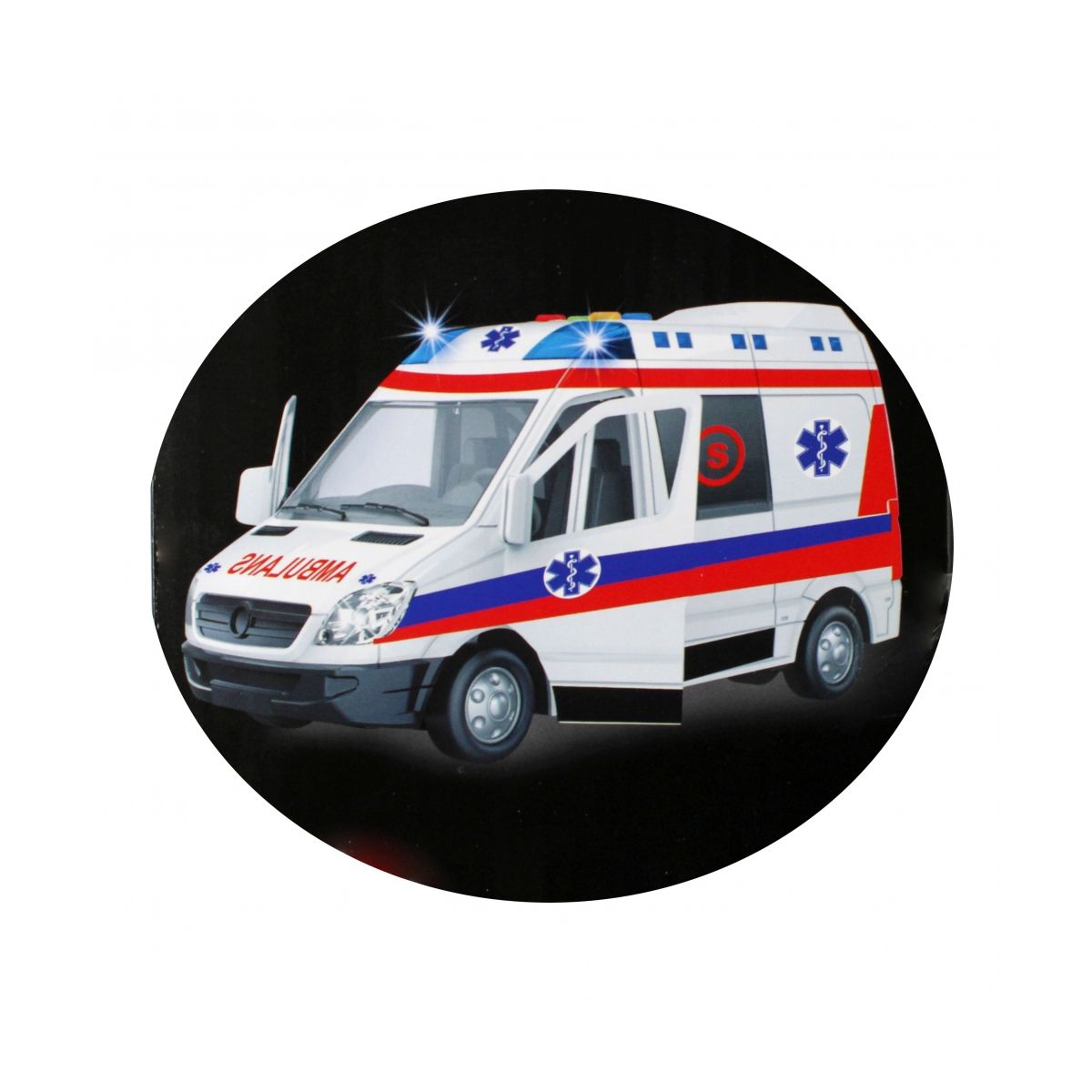 Ambulans Mega Creative 26cm światło i dźwięk (522124)