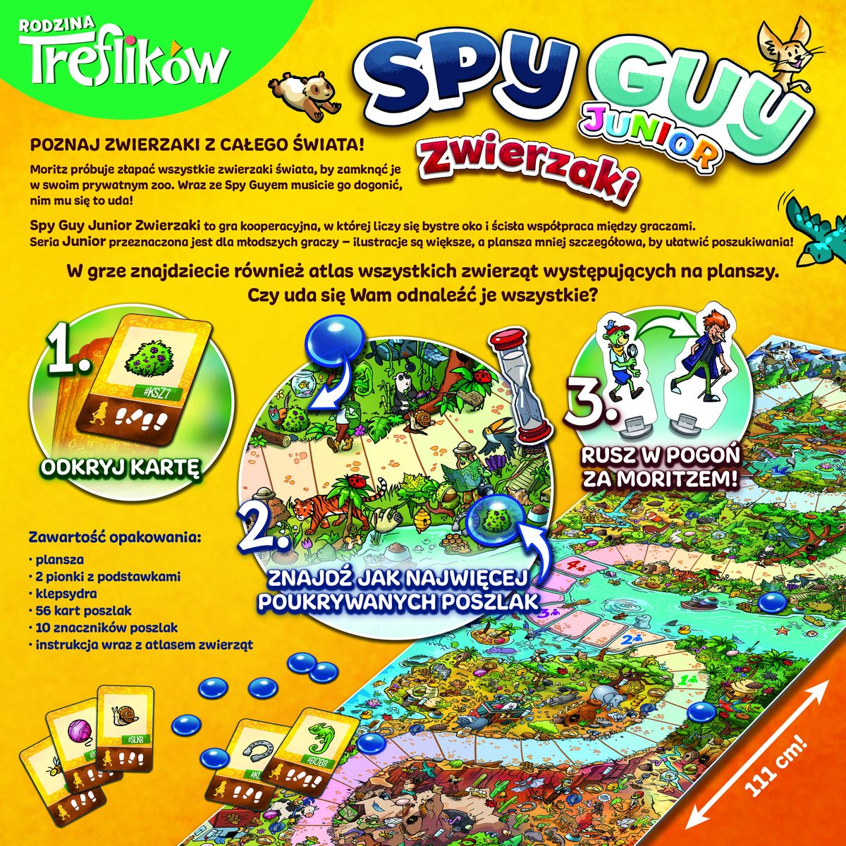 Gra edukacyjna Trefl Spy Guy Junior Zwierzaki (02595)