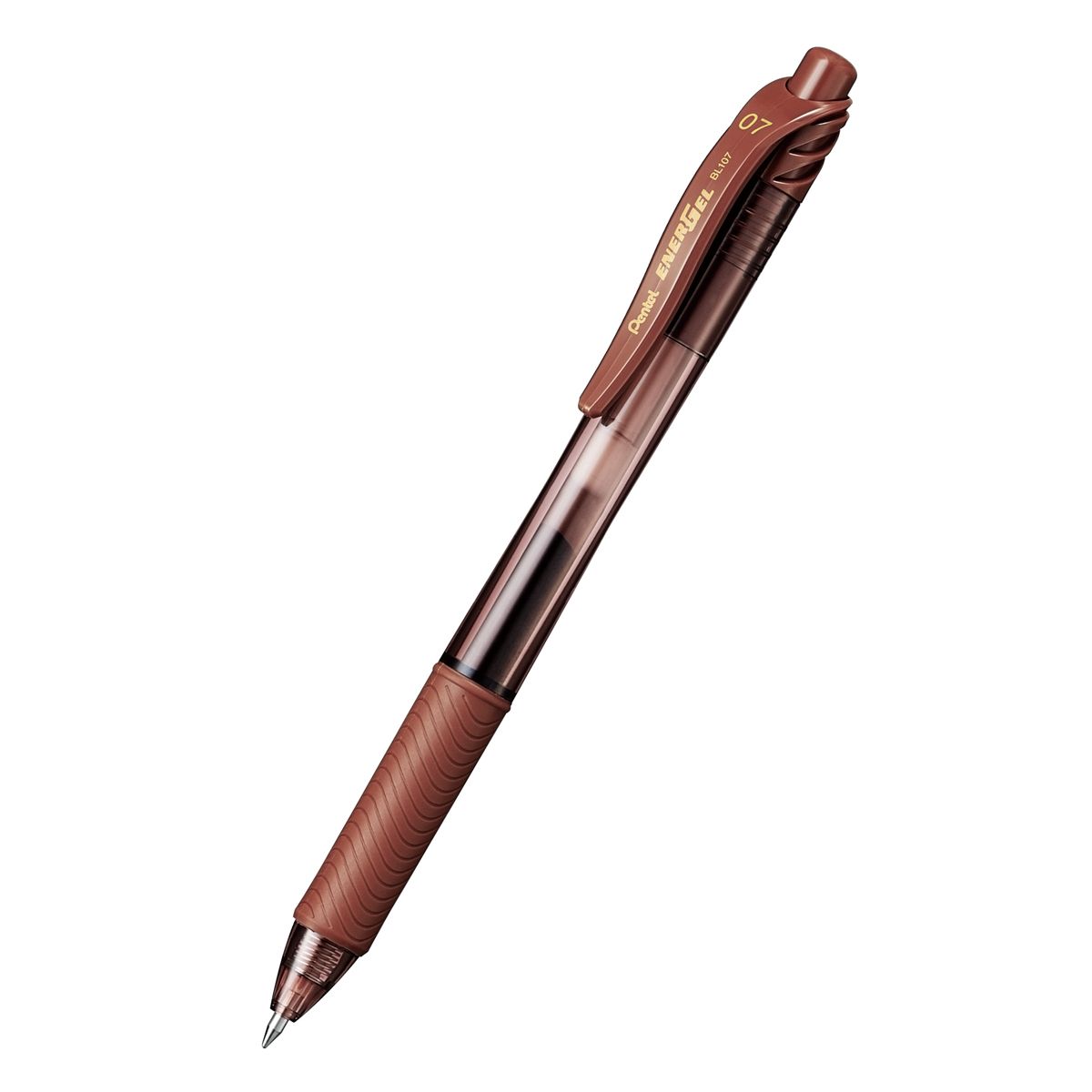 Pióro kulkowe Pentel Energel BL107-EX brązowe (884851037572)