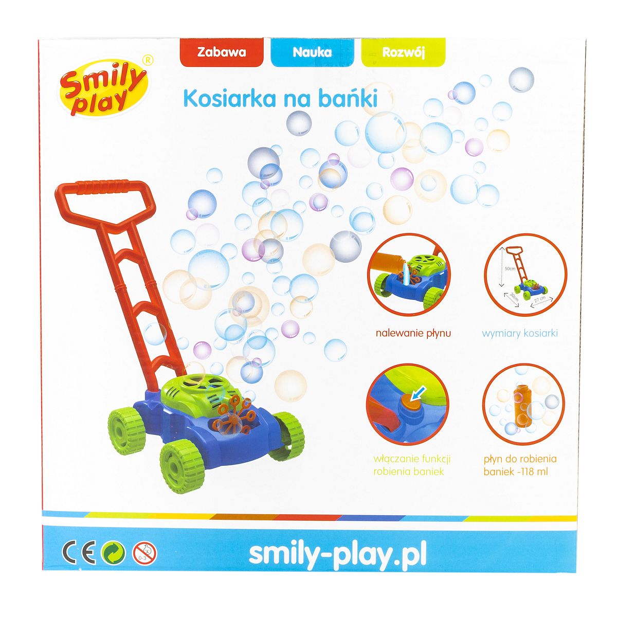Bańki mydlane Smily Play kosiarka (SP83139)