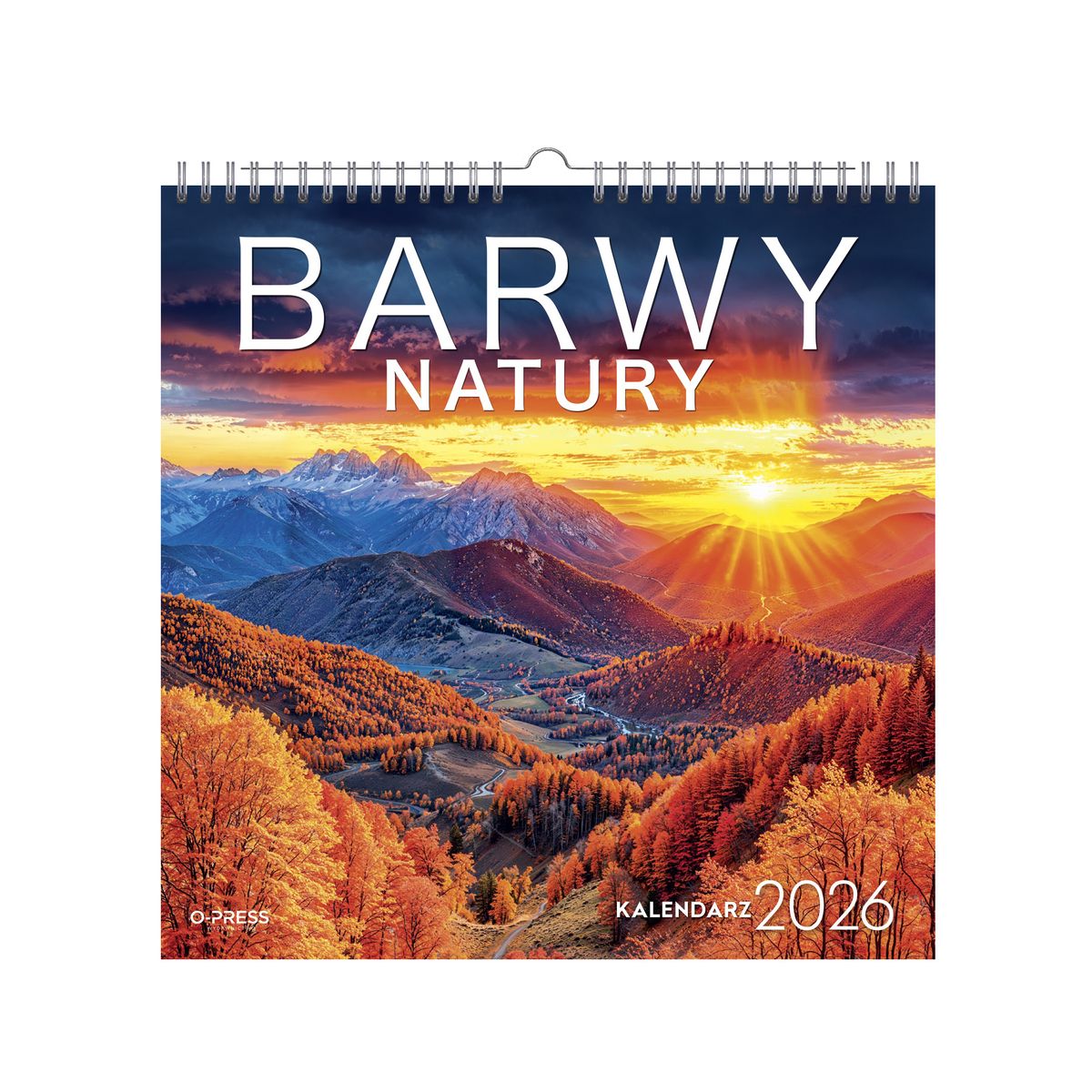 Kalendarz ścienny (401000) k:2915-377 BARWY NATURY 33x33 330mm x 330mm Press