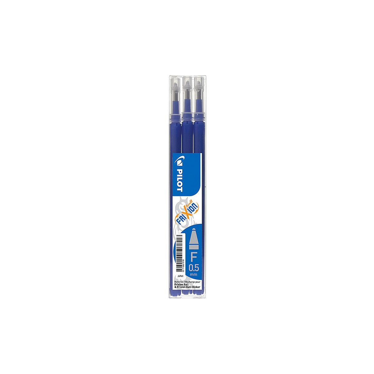 Wkład do pióra kulkowego Pilot Frixion Clicer niebieski 0,5mm (PIBLS-FR5-L-S3-E)