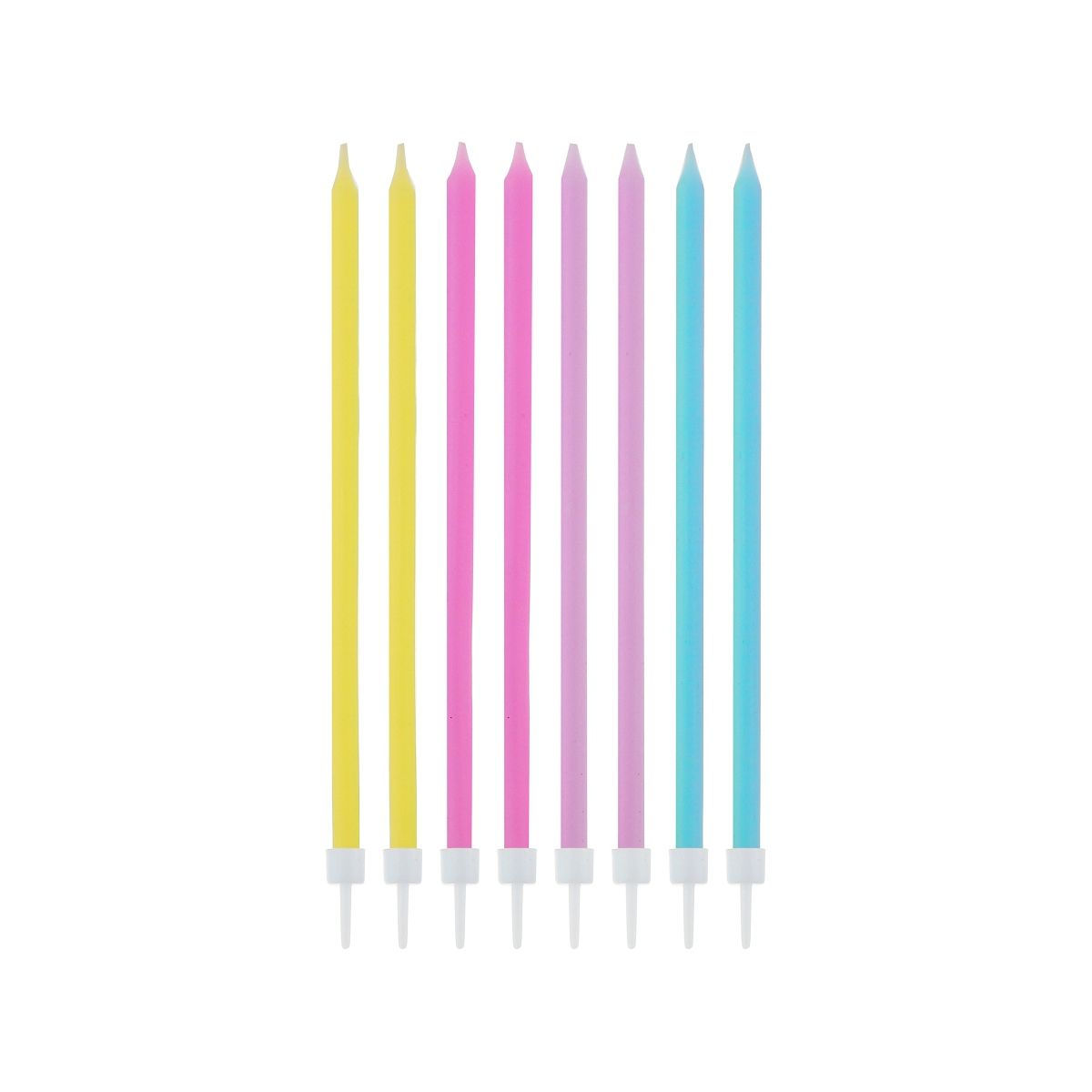 Świeczka urodzinowa cinkie pastel mix 16 sztuk Godan (SF-SPMI)