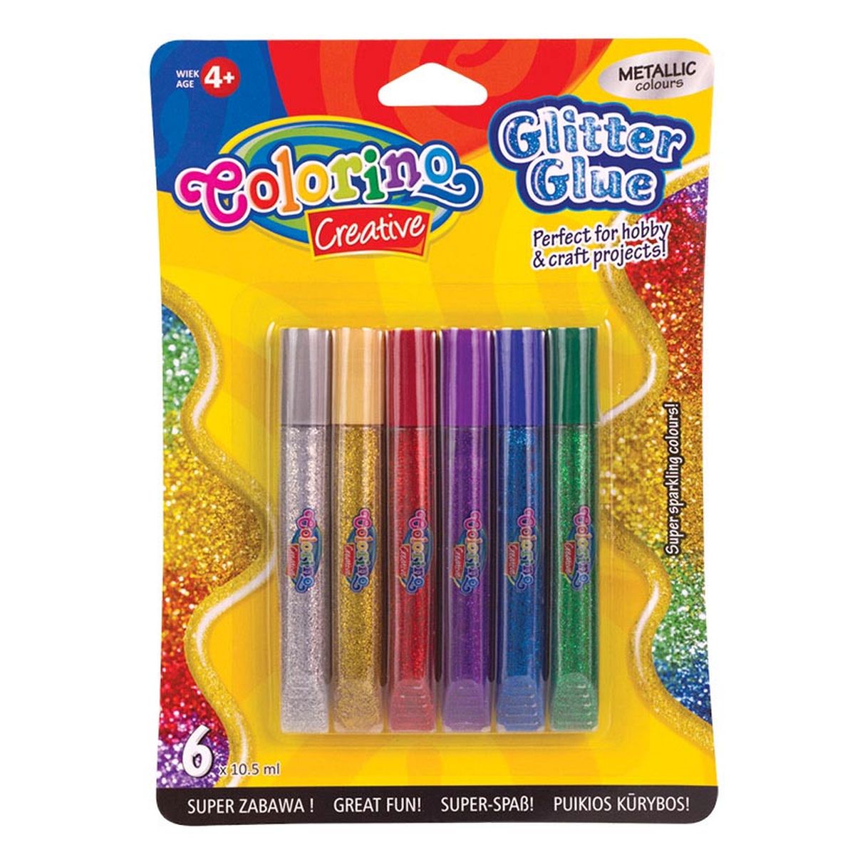 Klej w płynie Patio Colorino Kids brokatowy 10,5ml (68826)
