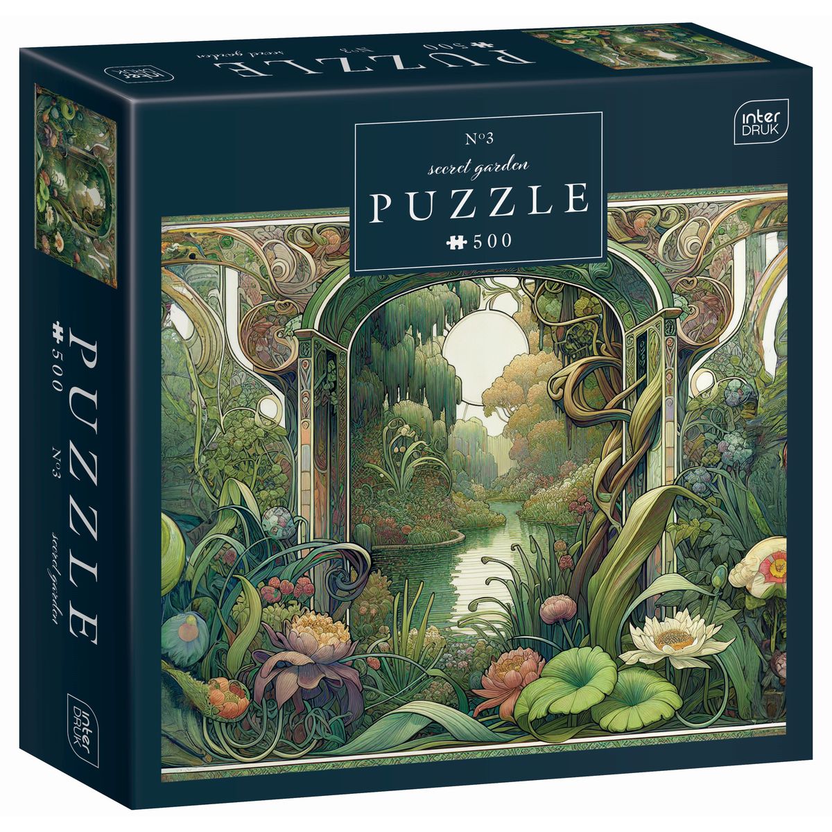 Puzzle SECRET GARDEN 3 500 EL 500 el. Interdruk (5902277370099)