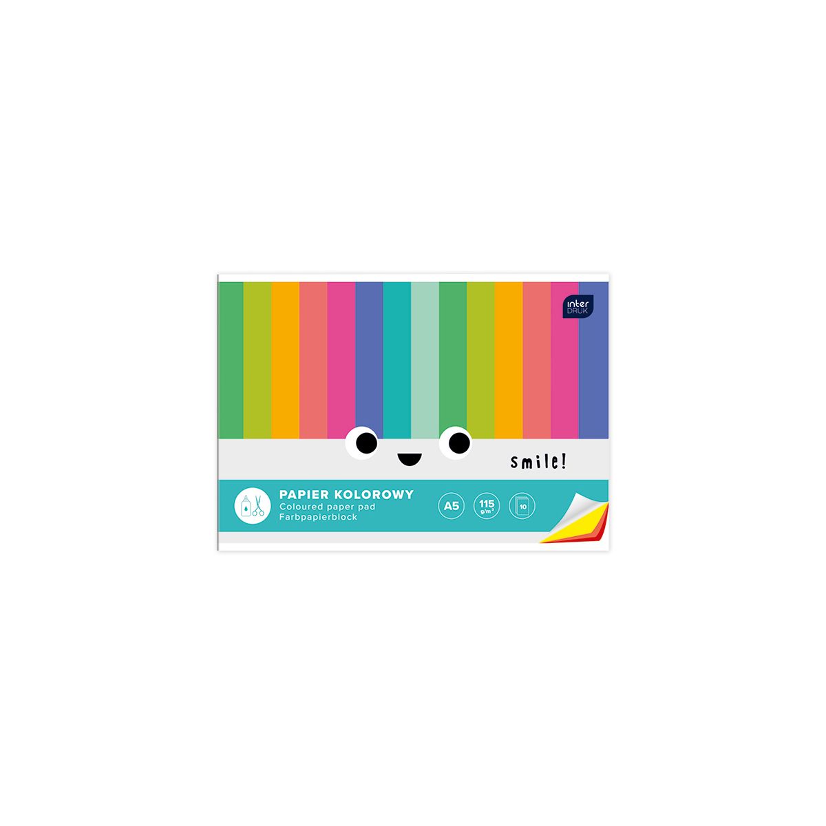 Zeszyt papierów kolorowych Interdruk A4 10k (ZEPKA4)