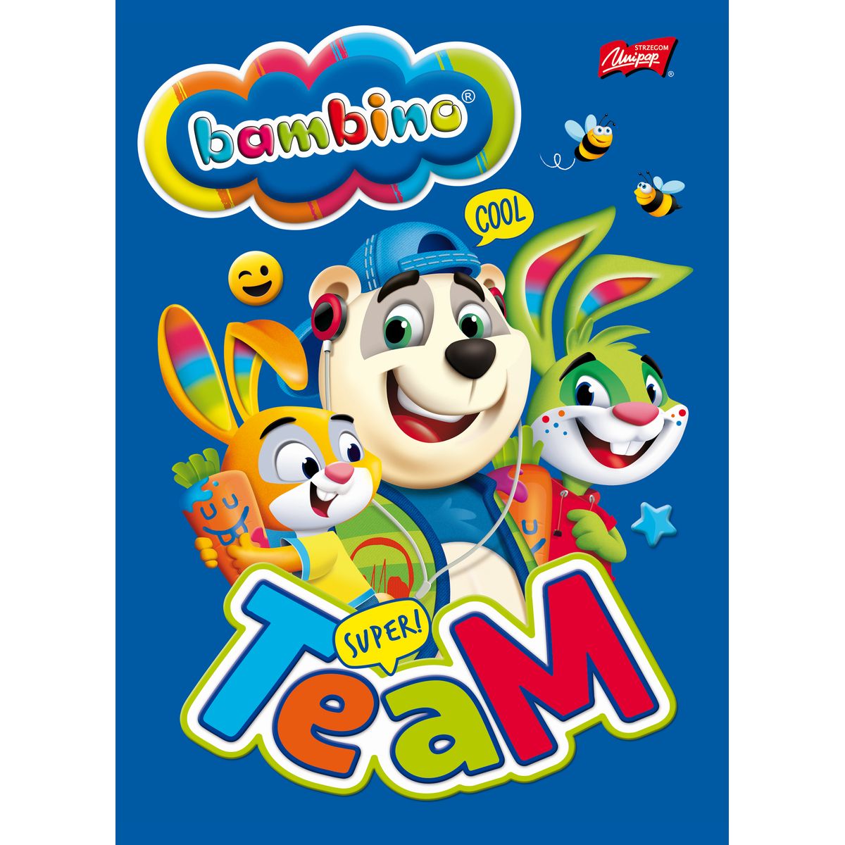 Zeszyt Bambino A5 16k. krata Unipap (5903235001789)