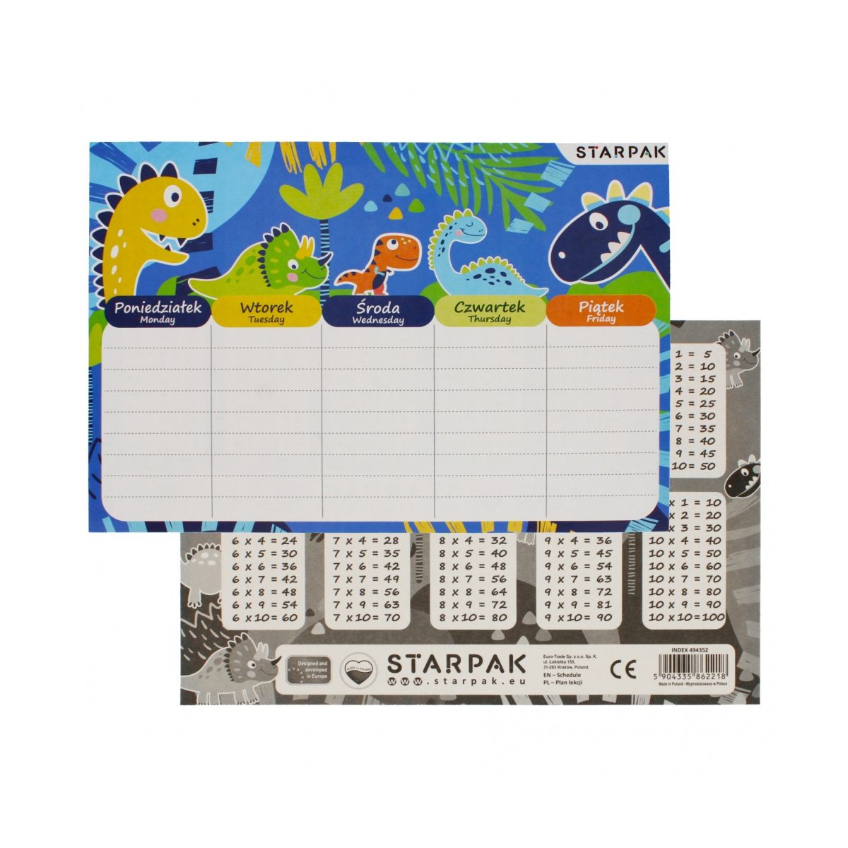 Plan lekcji Starpak (494352)